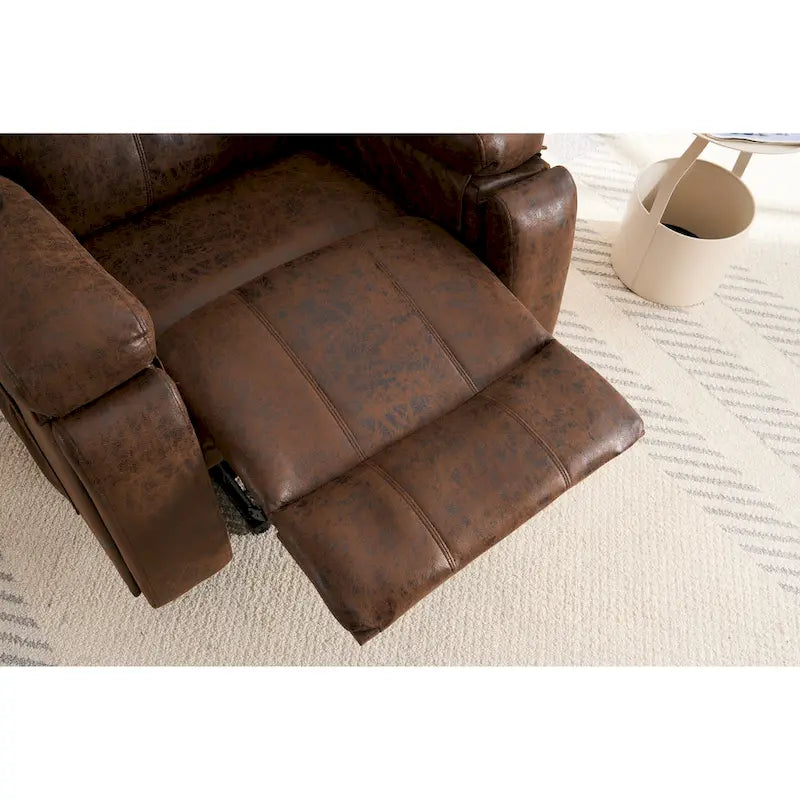 Fauteuil inclinable releveur électrique contemporain – Massage, Chaleur et Chargement USB