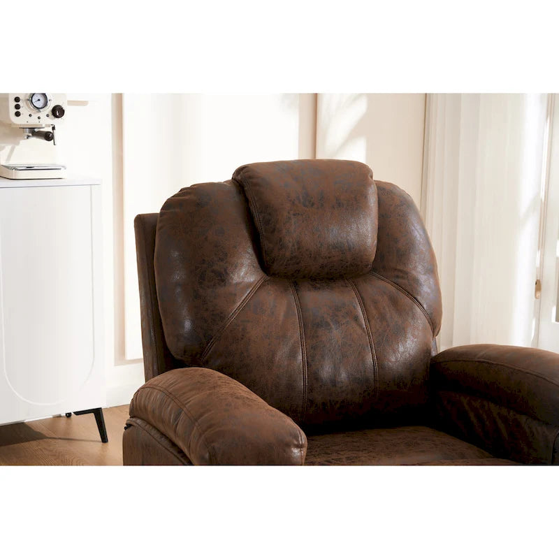 Fauteuil inclinable releveur électrique contemporain – Massage, Chaleur et Chargement USB