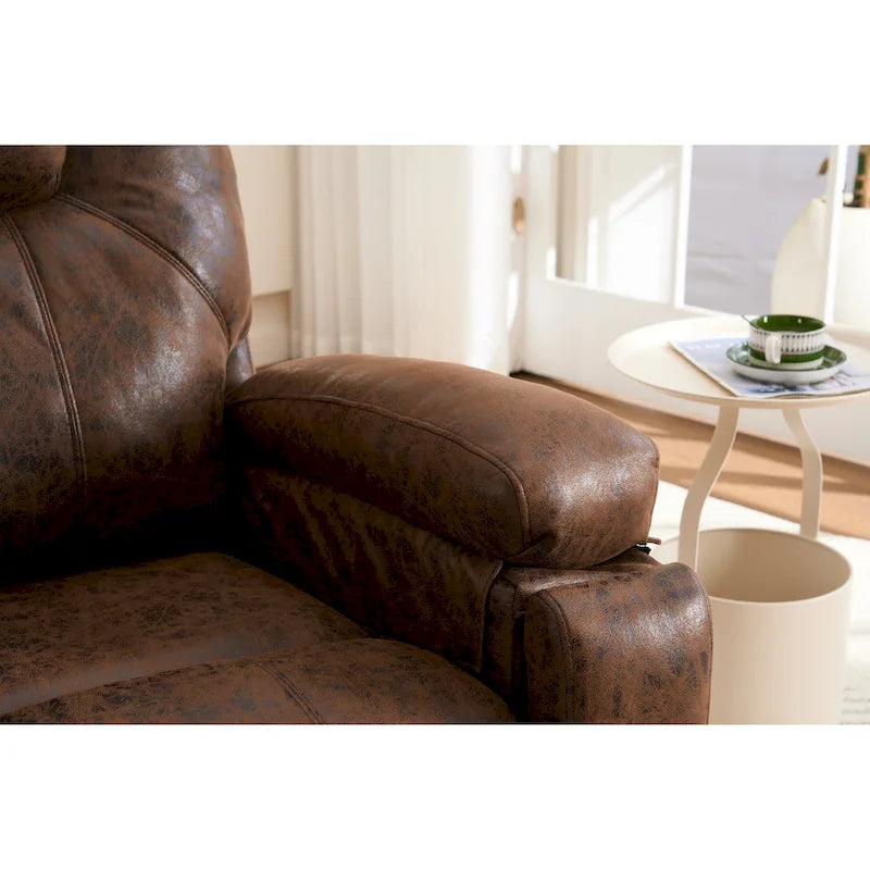 Fauteuil inclinable releveur électrique contemporain – Massage, Chaleur et Chargement USB