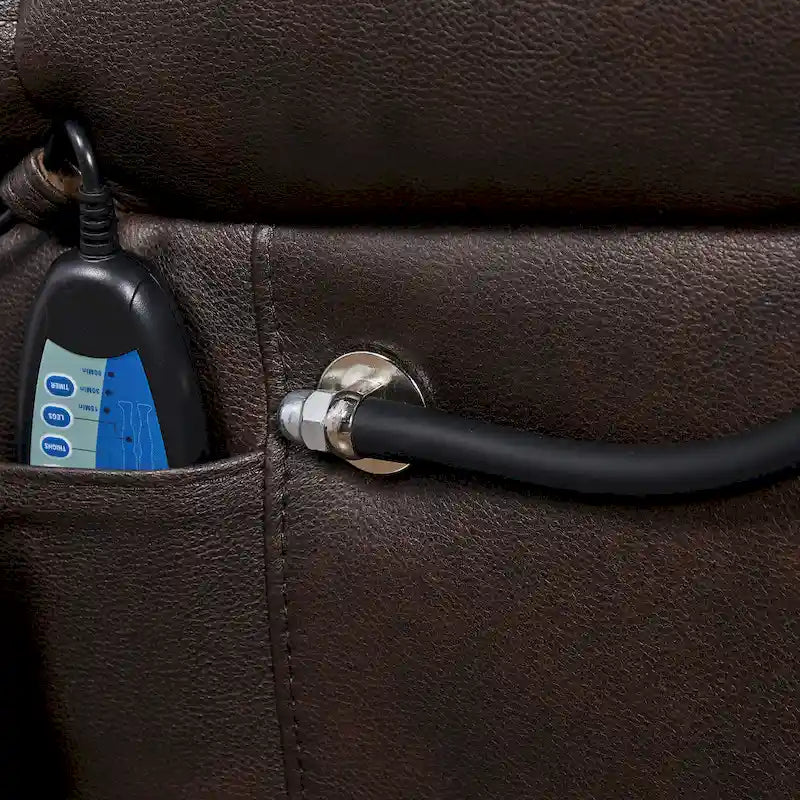 Fauteuil inclinable releveur – Deux moteurs, massage, chaleur, USB et support de téléphone, 136 kg