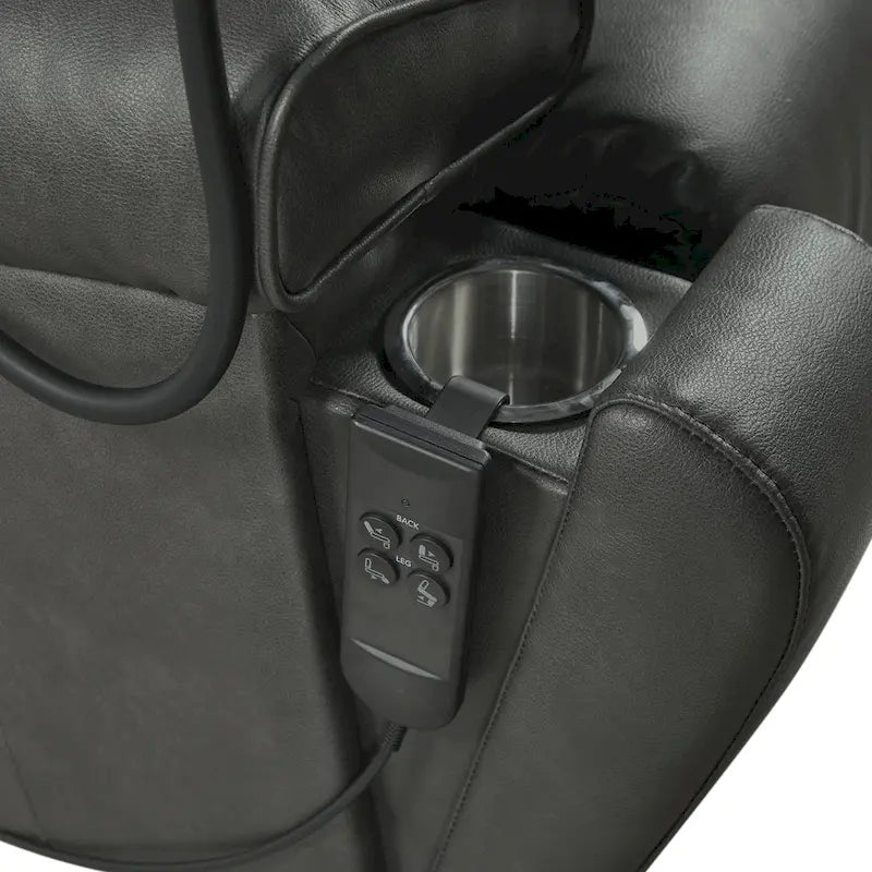Fauteuil inclinable releveur – Deux moteurs, massage, chaleur, USB et support de téléphone, 136 kg