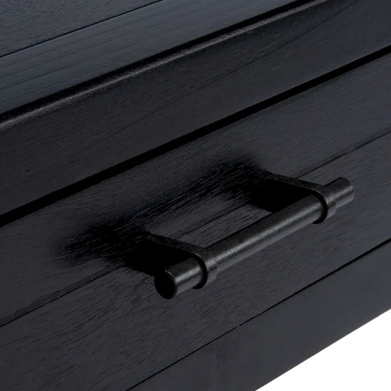 Table basse traditionnelle avec 2 tiroirs