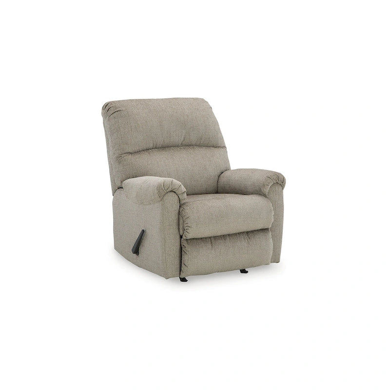 Fauteuil relax à bascule traditionnel – Inclinaison à levier avec coussins en mousse haute résilience
