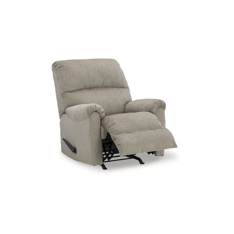 Fauteuil relax à bascule traditionnel – Inclinaison à levier avec coussins en mousse haute résilience
