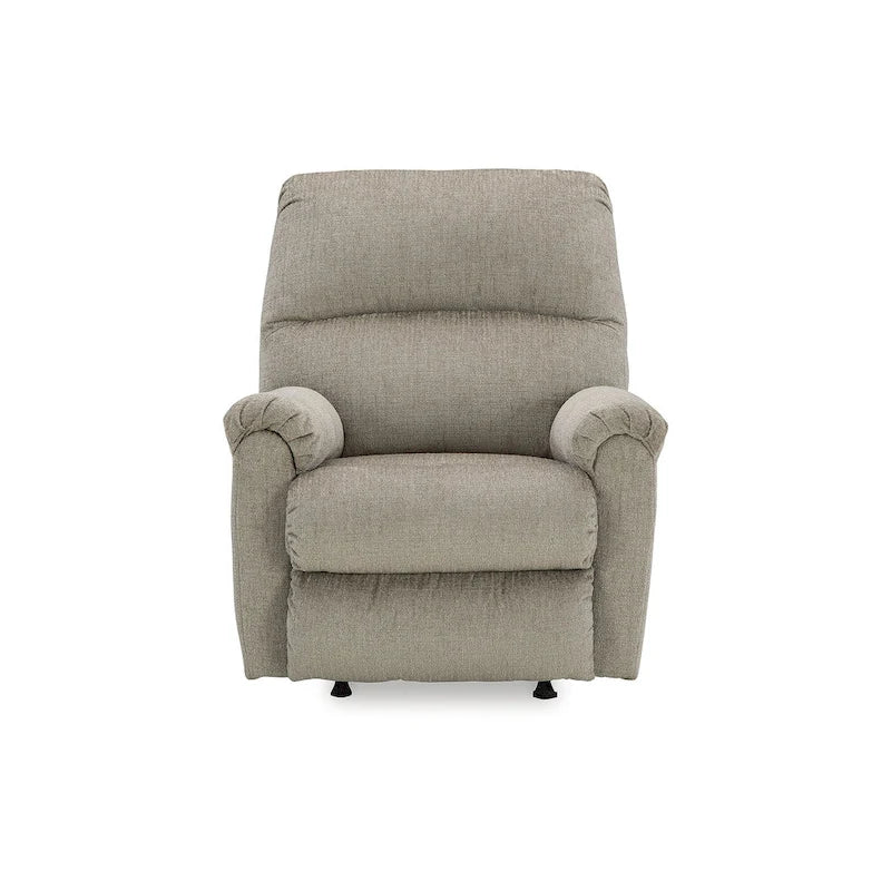 Fauteuil relax à bascule traditionnel – Inclinaison à levier avec coussins en mousse haute résilience