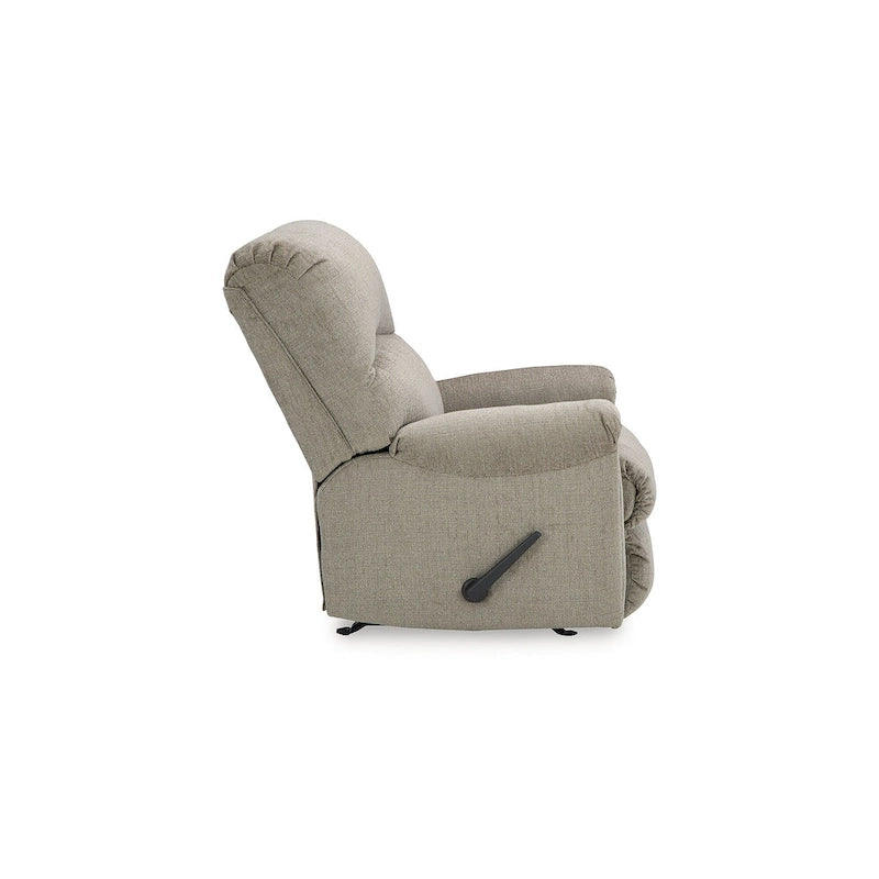 Fauteuil relax à bascule traditionnel – Inclinaison à levier avec coussins en mousse haute résilience