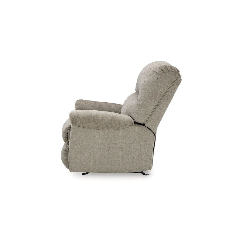 Fauteuil relax à bascule traditionnel – Inclinaison à levier avec coussins en mousse haute résilience