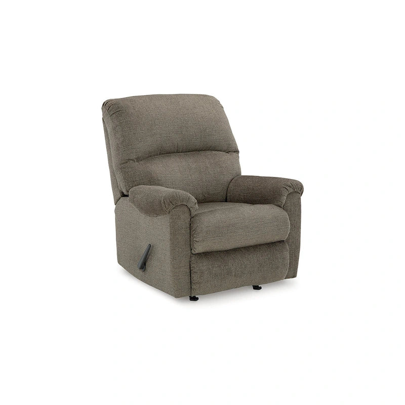 Fauteuil relax à bascule traditionnel – Inclinaison à levier avec coussins en mousse haute résilience