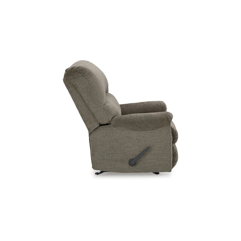 Fauteuil relax à bascule traditionnel – Inclinaison à levier avec coussins en mousse haute résilience