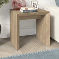 Table d'appoint contemporaine avec piètement luge