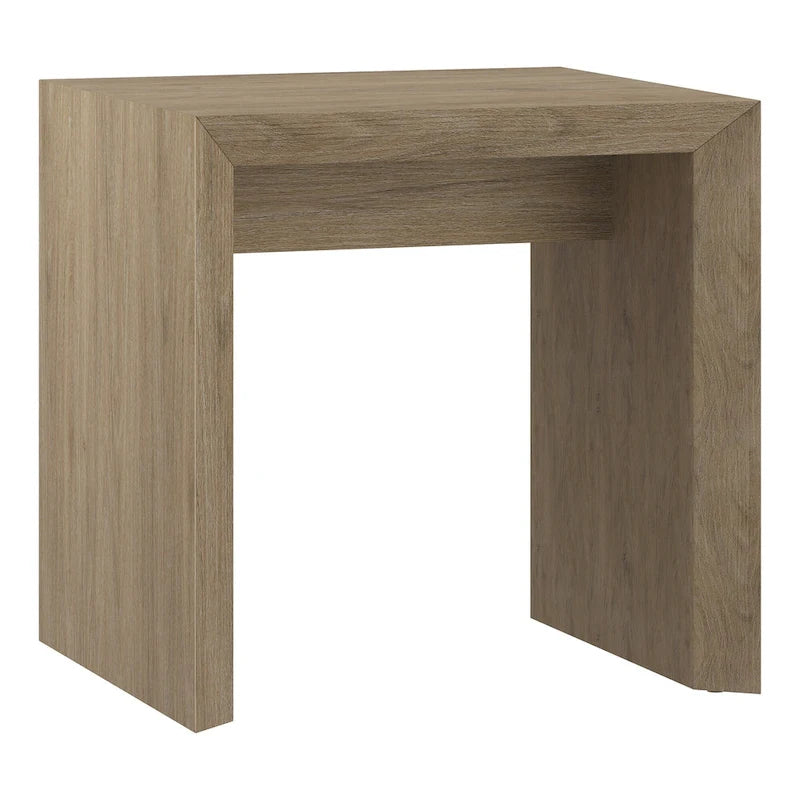 Table d'appoint contemporaine avec piètement luge