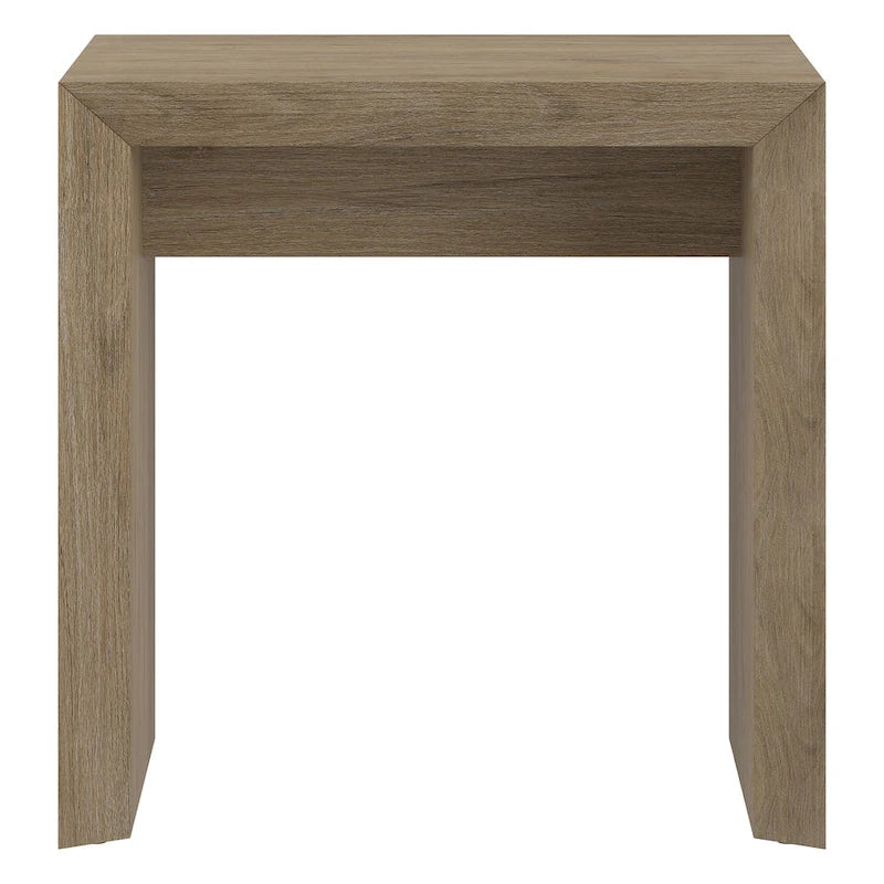 Table d'appoint contemporaine avec piètement luge