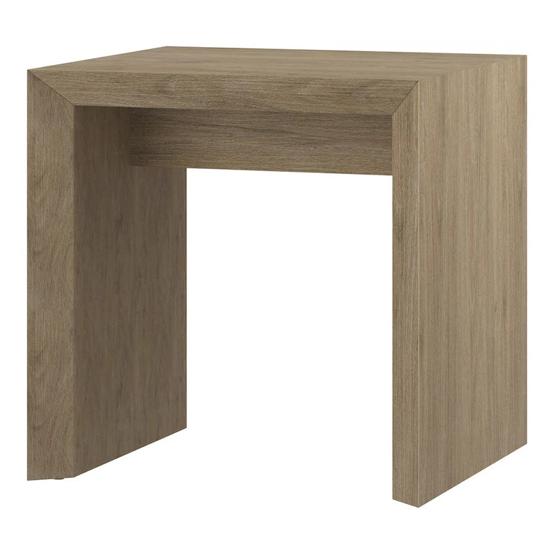 Table d'appoint contemporaine avec piètement luge