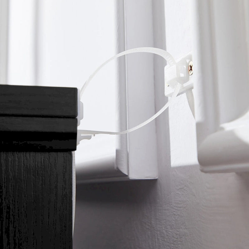 Commode moderne à 7 tiroirs – Panneaux de particules hydrofuges avec tiroirs à rails métalliques et dispositif anti-basculement